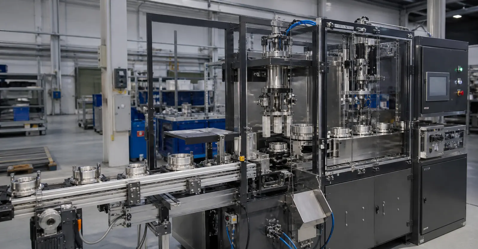 Special-purpose industrial machinery and an integrated conveyor cell